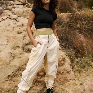 FREEPEOPLE FAST TRACK PANTS- OATMILK